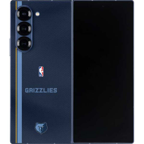 NBA Memphis Grizzlies Jersey Galaxy Z Fold6 Skin