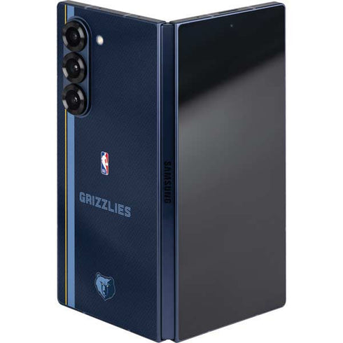 NBA Memphis Grizzlies Jersey Galaxy Z Fold6 Skin