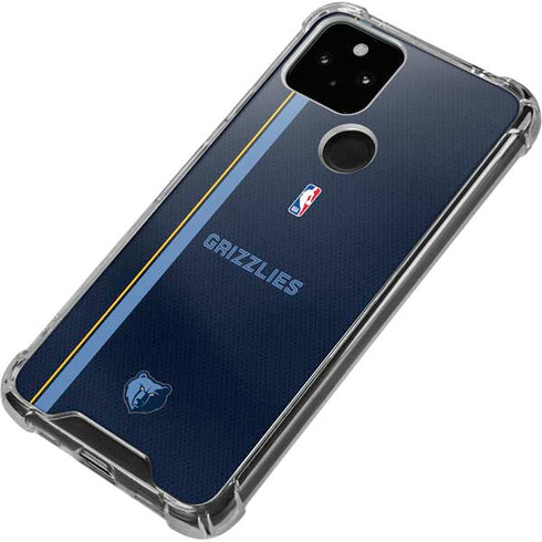 NBA Memphis Grizzlies Jersey Google Pixel 5a 5G Clear Case