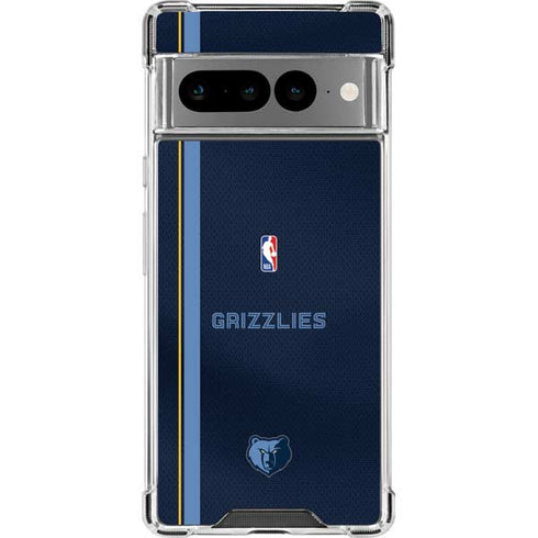 NBA Memphis Grizzlies Jersey Google Pixel 7 Pro Clear Case