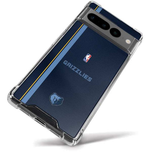 NBA Memphis Grizzlies Jersey Google Pixel 7 Pro Clear Case