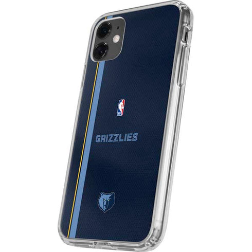 NBA Memphis Grizzlies Jersey iPhone 11 Clear Case