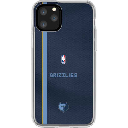 NBA Memphis Grizzlies Jersey iPhone 11 Pro Clear Case