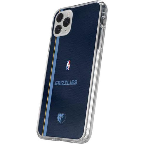 NBA Memphis Grizzlies Jersey iPhone 11 Pro Clear Case