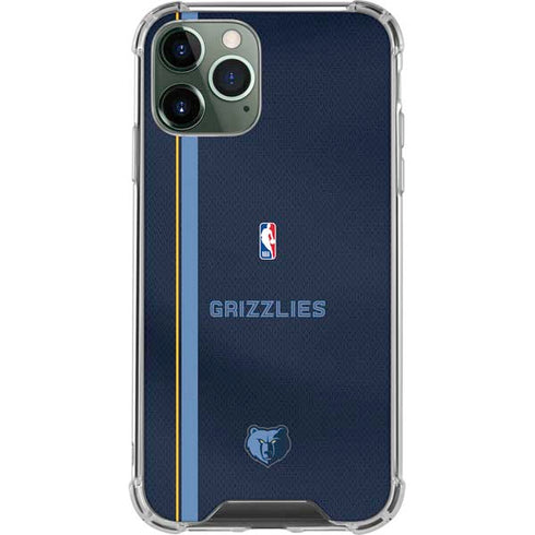 NBA Memphis Grizzlies Jersey iPhone 11 Pro Max Clear Case