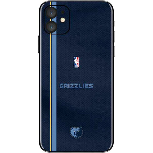 NBA Memphis Grizzlies Jersey iPhone 11 Skin