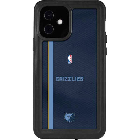 NBA Memphis Grizzlies Jersey iPhone 12 Waterproof Case