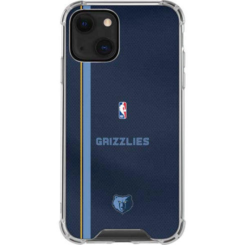 NBA Memphis Grizzlies Jersey iPhone 13 Clear Case