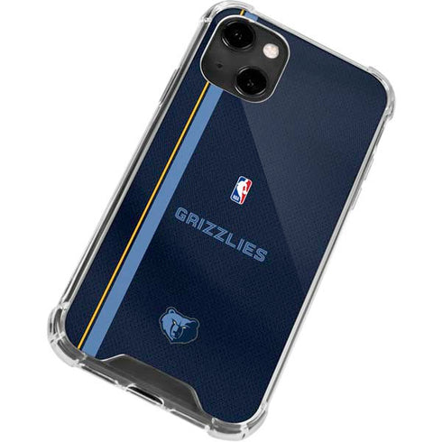 NBA Memphis Grizzlies Jersey iPhone 13 Clear Case
