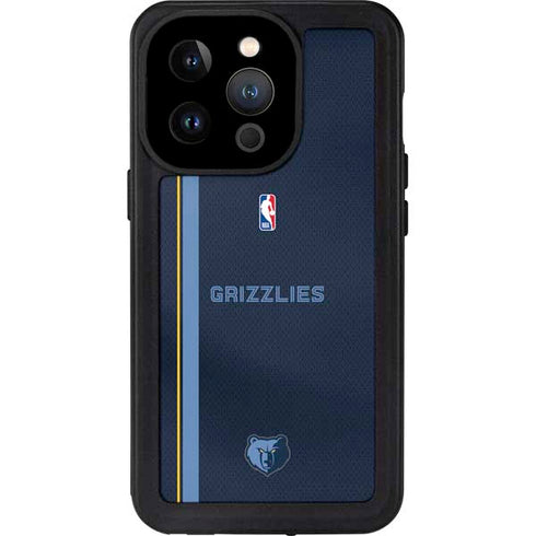 NBA Memphis Grizzlies Jersey iPhone 14 Pro Waterproof Case