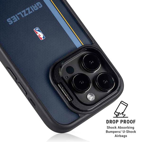 NBA Memphis Grizzlies Jersey iPhone 15 Pro Kickstand Case