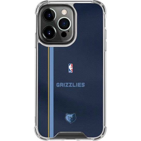 NBA Memphis Grizzlies Jersey iPhone 15 Pro Max Clear Case