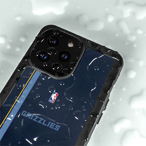 NBA Memphis Grizzlies Jersey iPhone 15 Pro Waterproof Case