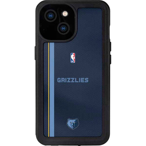 NBA Memphis Grizzlies Jersey iPhone 15 Waterproof Case
