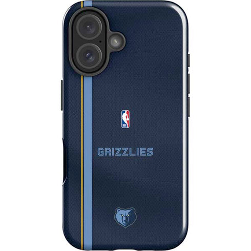 NBA Memphis Grizzlies Jersey iPhone 16 Impact Case