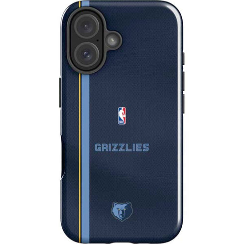 NBA Memphis Grizzlies Jersey iPhone 16 Plus Impact Case