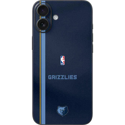 NBA Memphis Grizzlies Jersey iPhone 16 Plus Skin