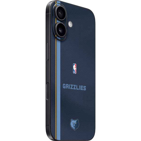 NBA Memphis Grizzlies Jersey iPhone 16 Plus Skin