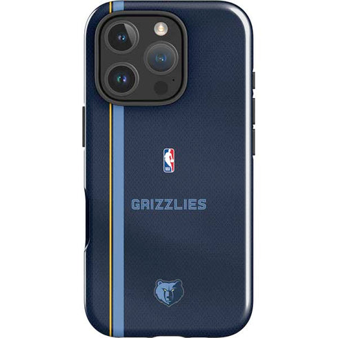 NBA Memphis Grizzlies Jersey iPhone 16 Pro Impact Case