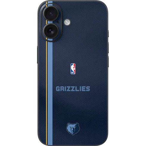 NBA Memphis Grizzlies Jersey iPhone 16 Skin