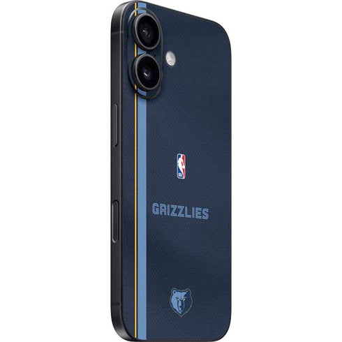 NBA Memphis Grizzlies Jersey iPhone 16 Skin