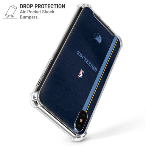 NBA Memphis Grizzlies Jersey iPhone X/XS Clear Case