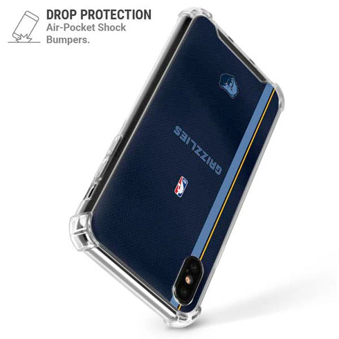 NBA Memphis Grizzlies Jersey iPhone XS Max Clear Case