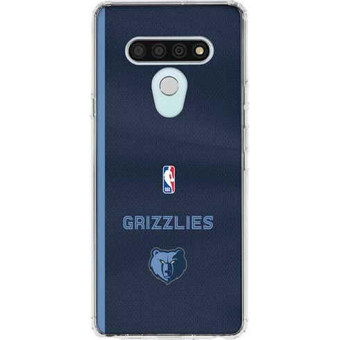 NBA Memphis Grizzlies Jersey LG Stylo 6 Clear Case