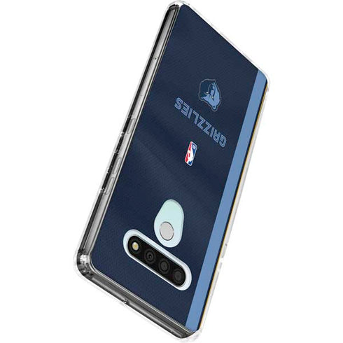 NBA Memphis Grizzlies Jersey LG Stylo 6 Clear Case