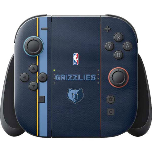 NBA Memphis Grizzlies Jersey Nintendo Switch 2 (2025) Joy-Con Controller Skin