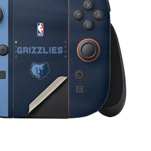 NBA Memphis Grizzlies Jersey Nintendo Switch 2 (2025) Joy-Con Controller Skin