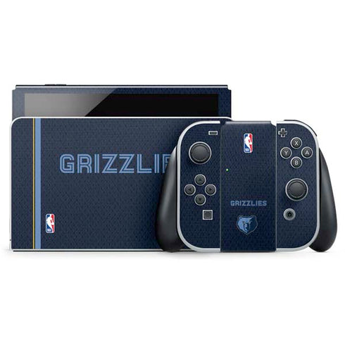 NBA Memphis Grizzlies Jersey Nintendo Switch OLED (2021) Skin