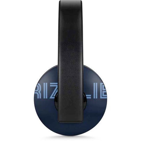 NBA Memphis Grizzlies Jersey PlayStation 4 Gold Wireless Headset Skin