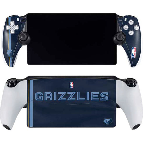 NBA Memphis Grizzlies Jersey PlayStation Portal Remote Player Skin