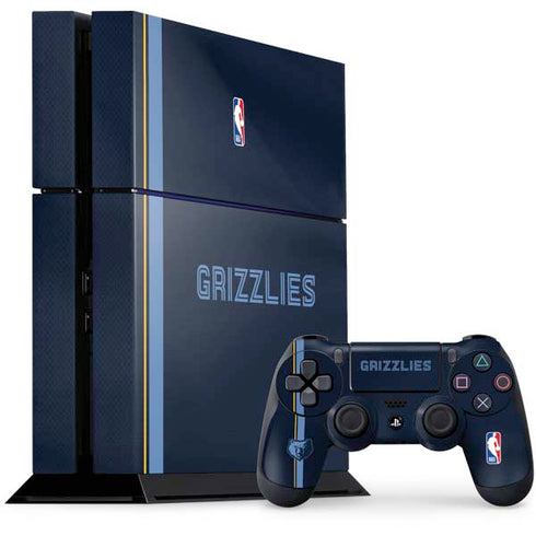 NBA Memphis Grizzlies Jersey PS4 Console and Controller Bundle Skin