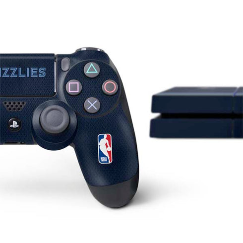 NBA Memphis Grizzlies Jersey PS4 Console and Controller Bundle Skin