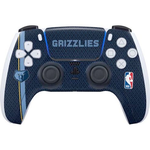 NBA Memphis Grizzlies Jersey PS5 Controller Skin