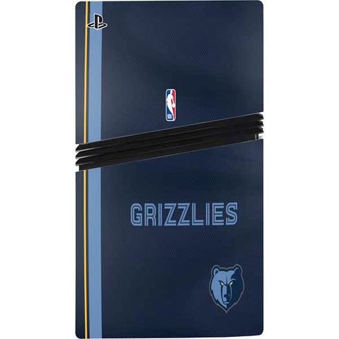 NBA Memphis Grizzlies Jersey PS5 Pro Console Skin