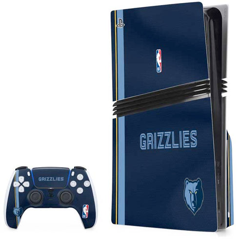 NBA Memphis Grizzlies Jersey PS5 Pro Disk Bundle Skin