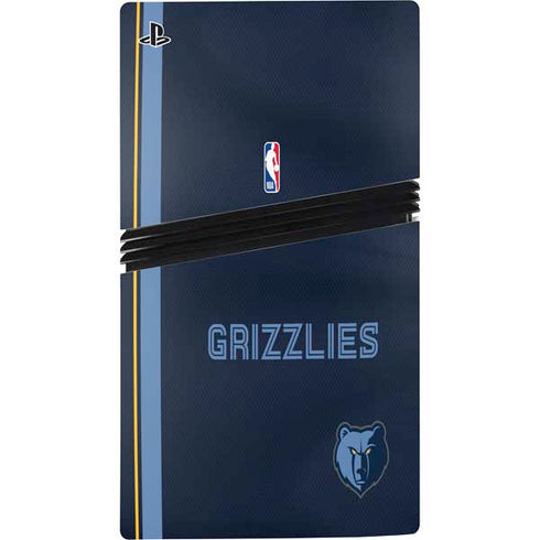 NBA Memphis Grizzlies Jersey PS5 Pro Disk Console Skin