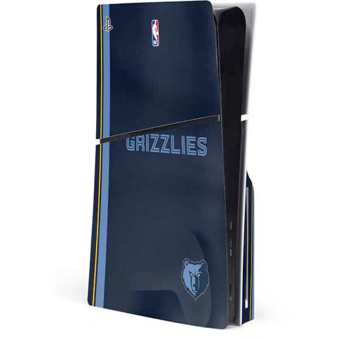 NBA Memphis Grizzlies Jersey PS5 Slim Disk Console Skin