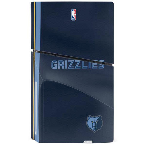 NBA Memphis Grizzlies Jersey PS5 Slim Disk Console Skin
