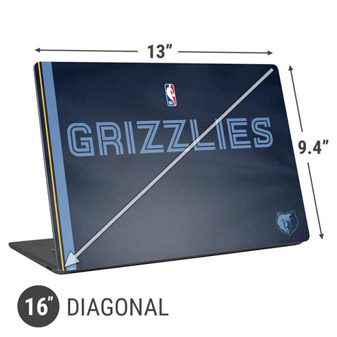 NBA Memphis Grizzlies Jersey Universal Laptop 16in (13 x 9.4in) Skin