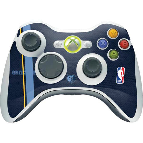NBA Memphis Grizzlies Jersey Xbox 360 Wireless Controller Skin