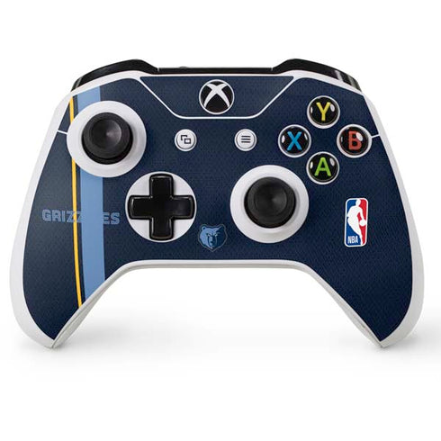 NBA Memphis Grizzlies Jersey Xbox One S Console and Controller Bundle Skin