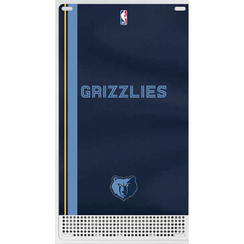 NBA Memphis Grizzlies Jersey Xbox Series S Console Skin