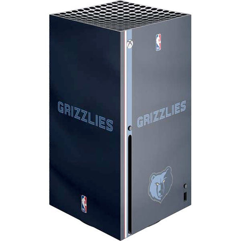 NBA Memphis Grizzlies Jersey Xbox Series X Console Skin