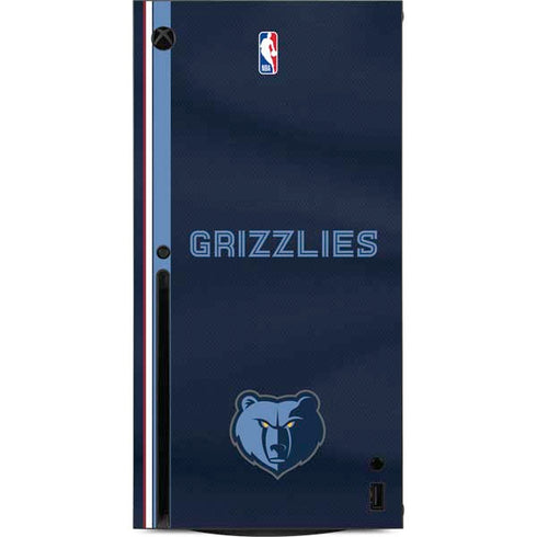 NBA Memphis Grizzlies Jersey Xbox Series X Console Skin