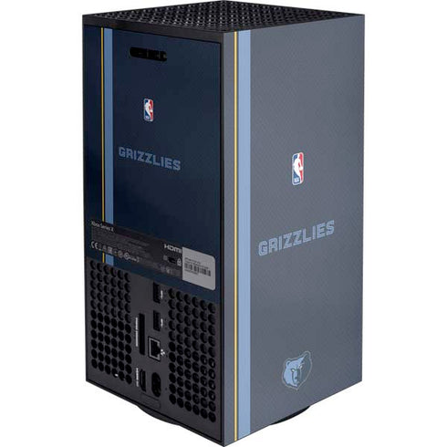 NBA Memphis Grizzlies Jersey XBox Series X Digital Edition Console Skin