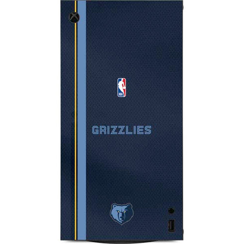 NBA Memphis Grizzlies Jersey XBox Series X Digital Edition Console Skin